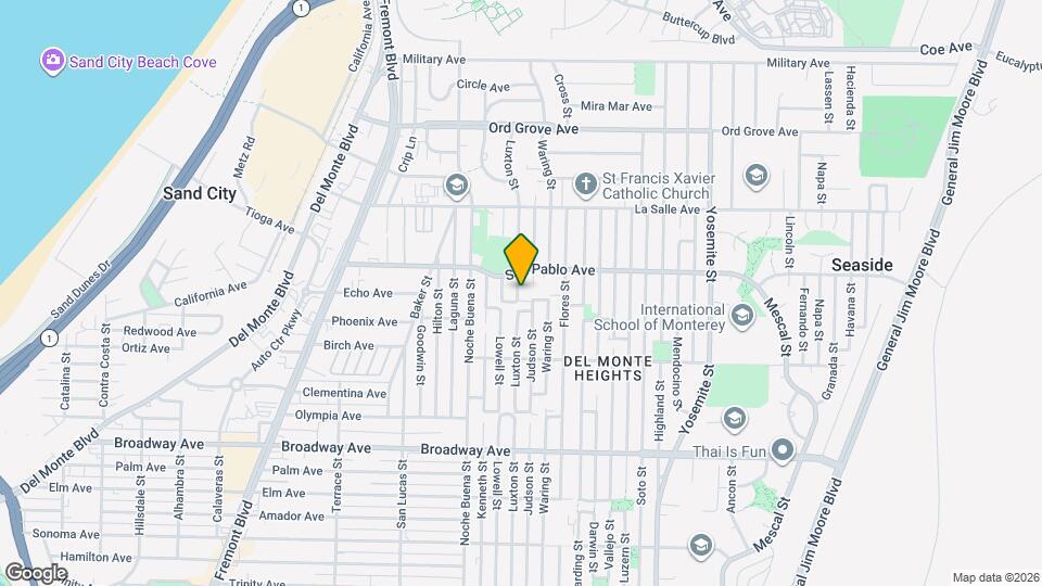 1770 Luxton St Map and Location Details