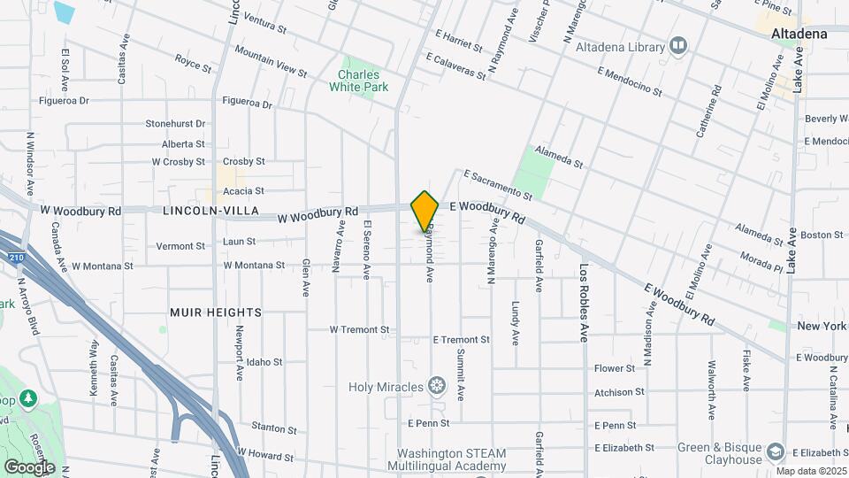 2099 Raymond Ave Map and Location Details