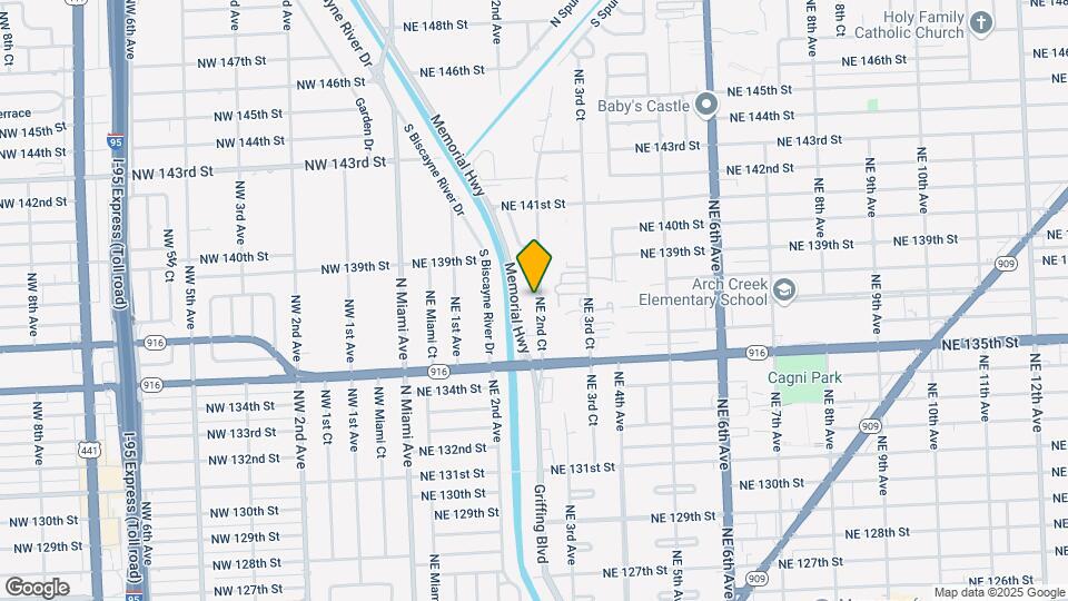 13750 NE 2nd Ct Map and Location Details