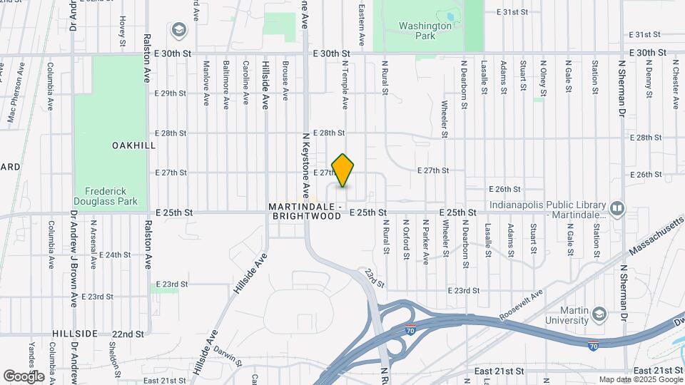 2532 N Temple Ave Map and Location Details