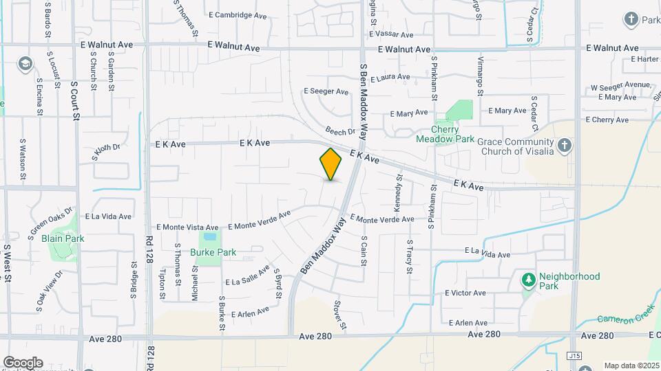 1421 E Mesa Ct Map and Location Details