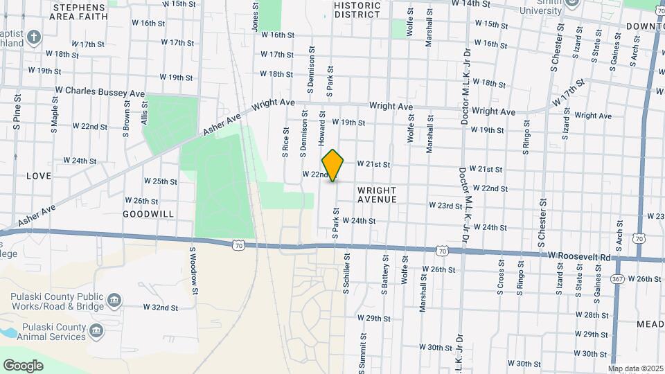 2218 S Park St Map and Location Details