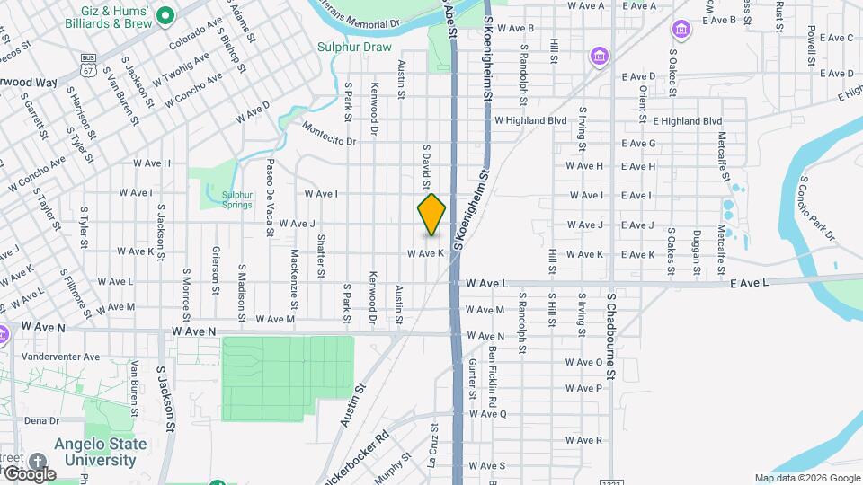 1420 S David St Map and Location Details