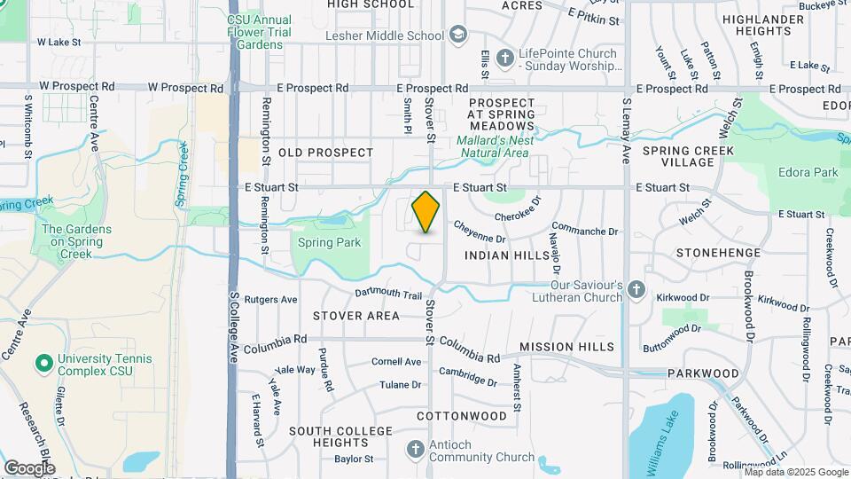 636 Cheyenne Dr Map and Location Details