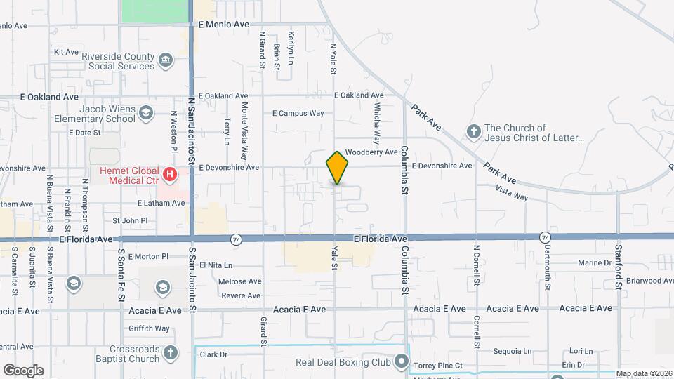 Whispering Pines Apartments Map and Location Details