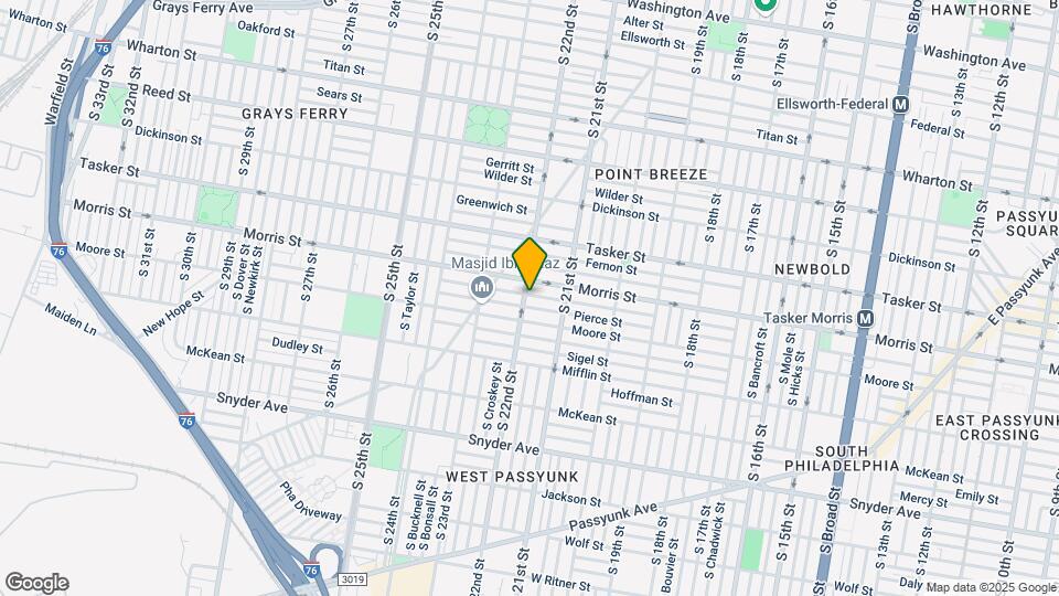 1717 S 22nd St Map and Location Details