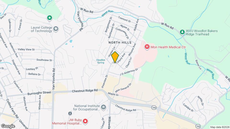 1317 Perry Ave Map and Location Details