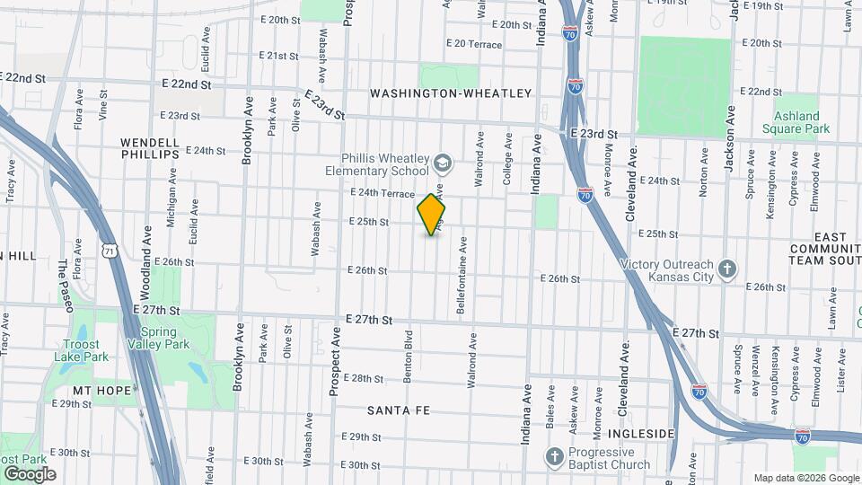 2516 Agnes Ave Map and Location Details