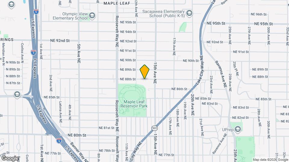 1227 NE 88th St Map and Location Details