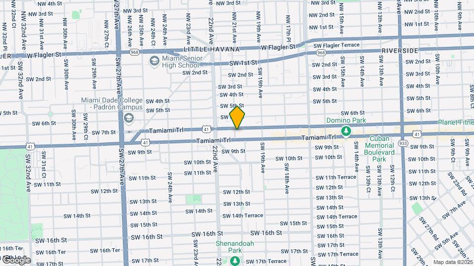 711 SW 21st Ave Map and Location Details