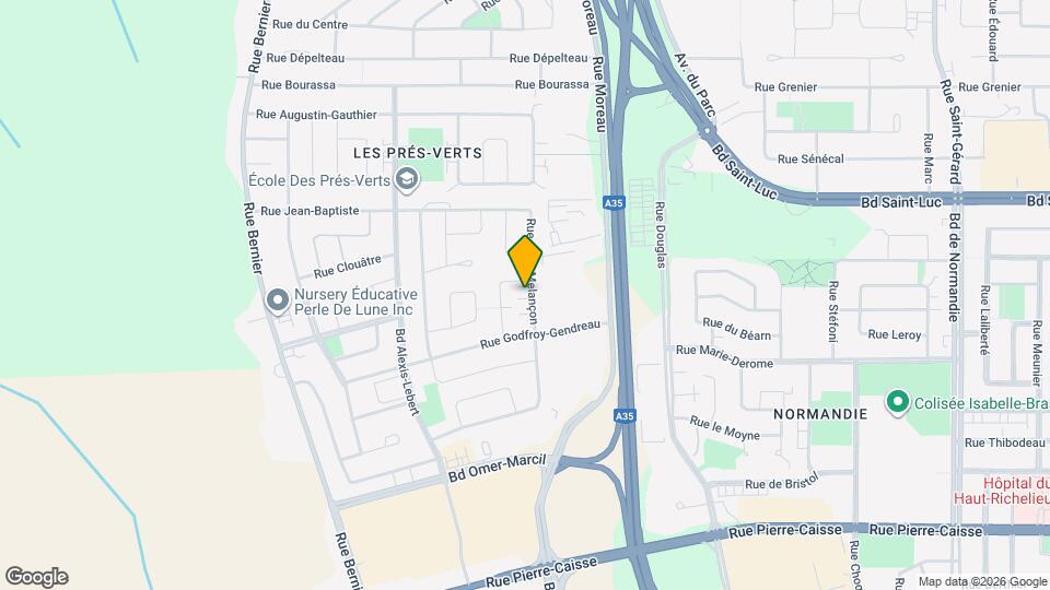 1030 Jean-Melançon Rue Map and Location Details