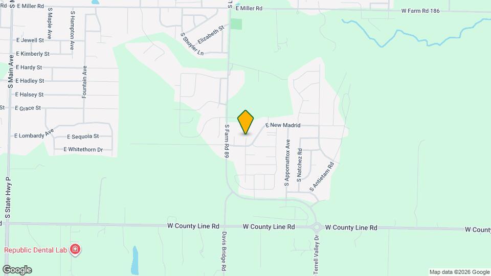 1318 S Houston Ave Map and Location Details