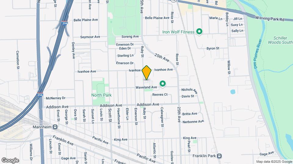 3719 Ruby St Map and Location Details