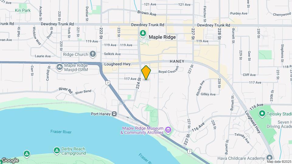 11703 Fraser St Map and Location Details