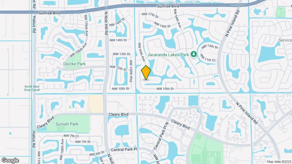 9870 NW 10th Ct Map and Location Details