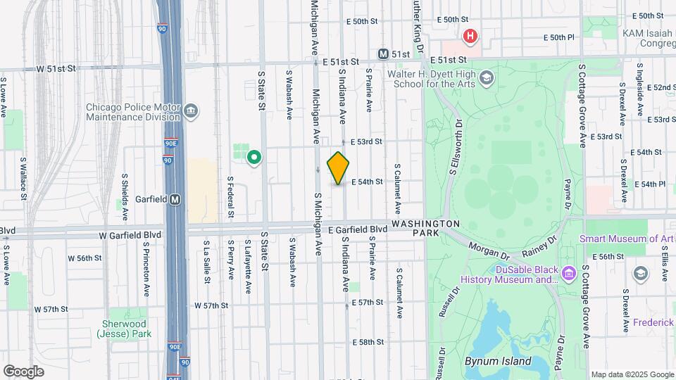 5410 S Indiana Ave Map and Location Details
