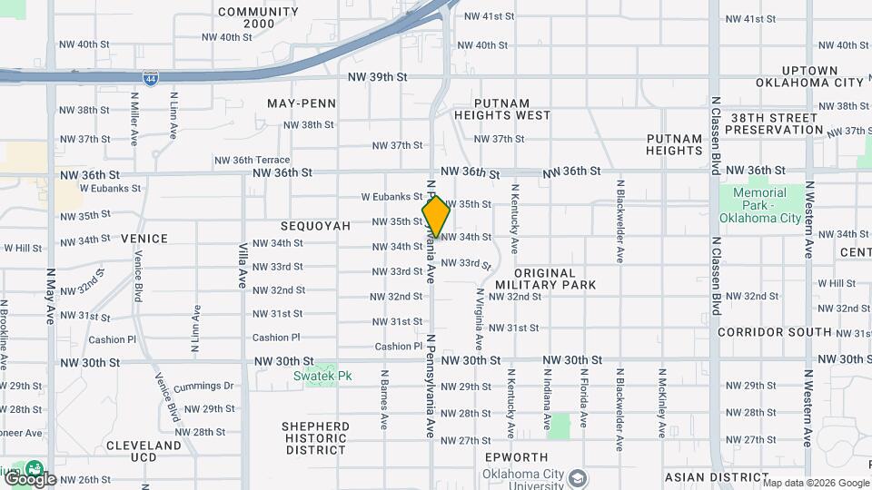 2042 NW 34th St Map and Location Details