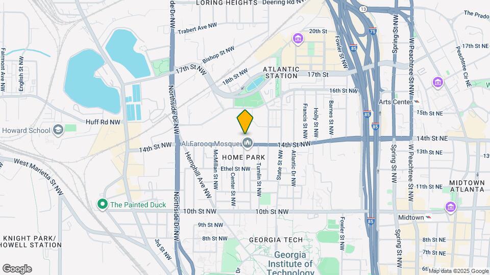 455 14th St NW Map and Location Details