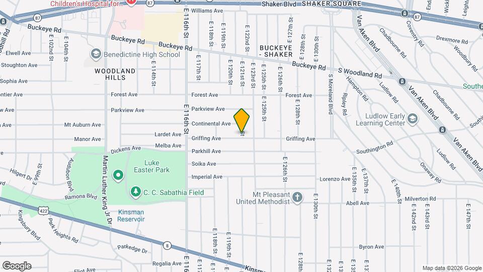 12029 Griffing Ave, Unit 2 Mapa y Detalles de la Ubicación