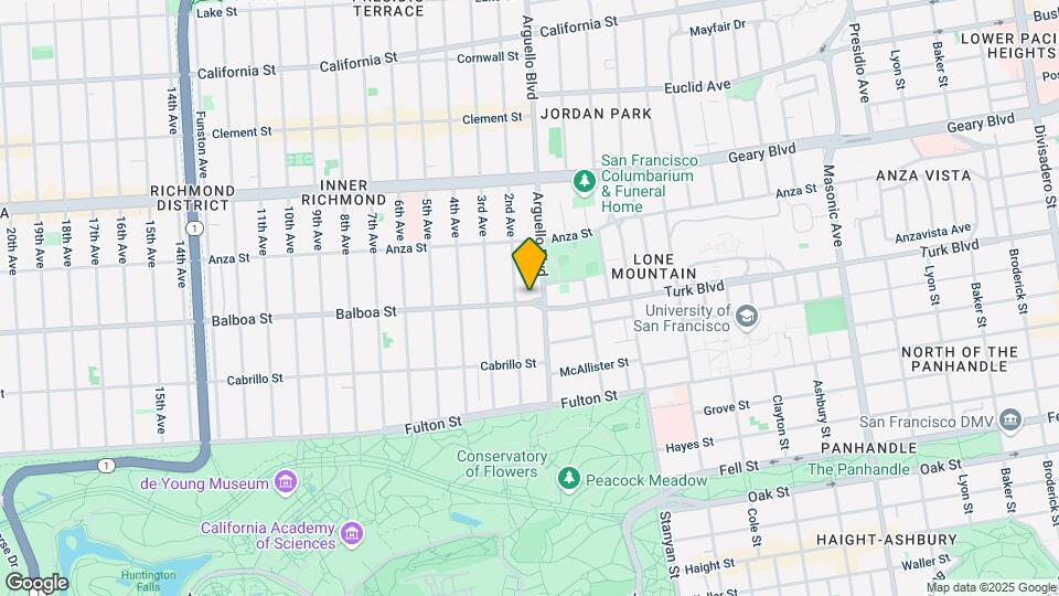 24 Balboa St Mapa y Detalles de la Ubicación