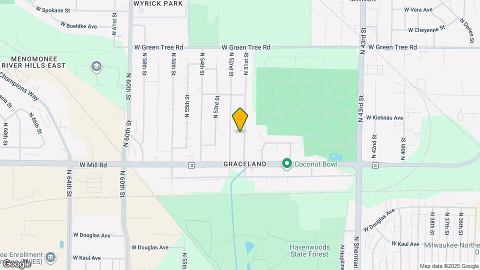 6483 N 51st St Map and Location Details