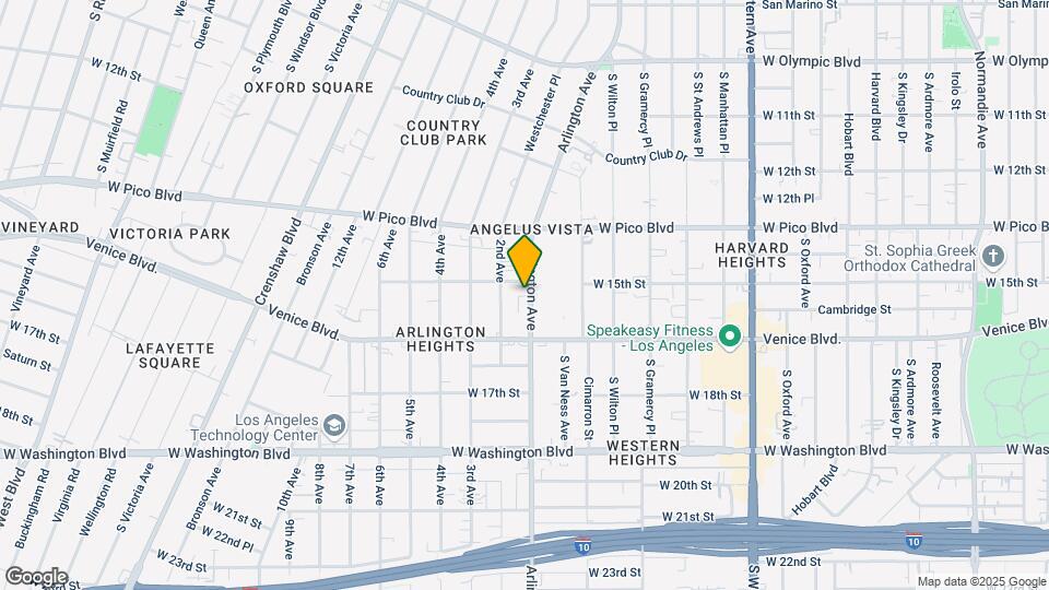 1513 S Arlington Ave Mapa y Detalles de la Ubicación