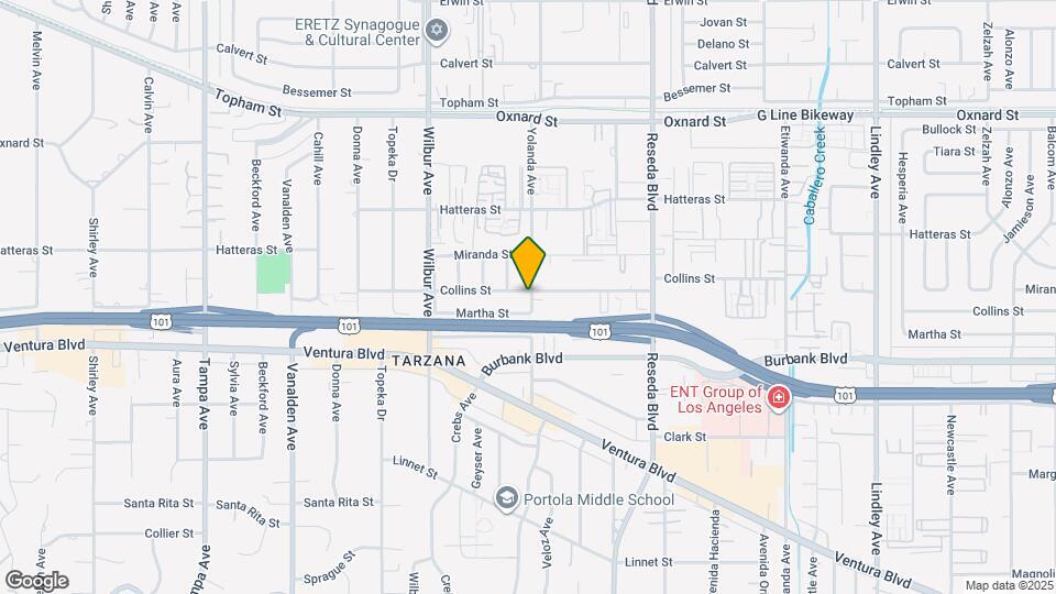 18700 Collins St Map and Location Details