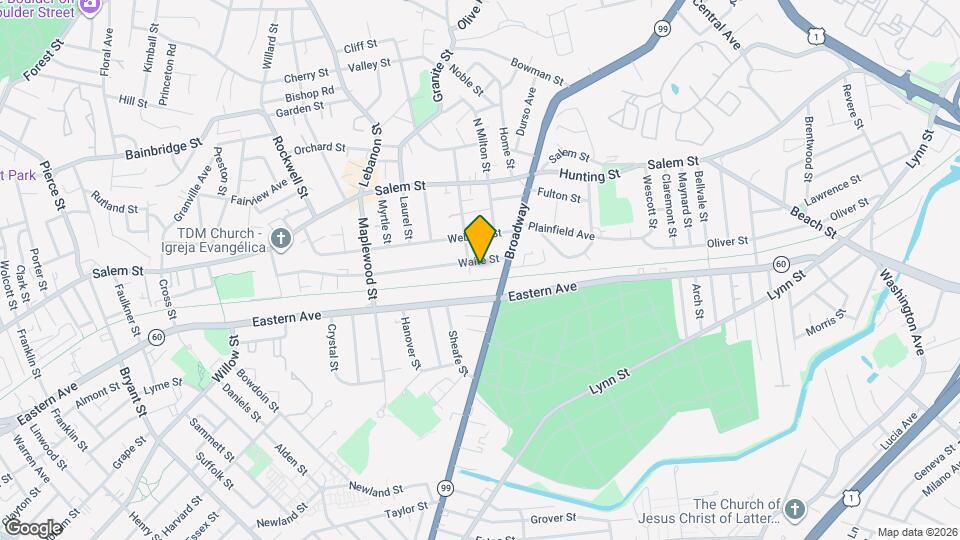 101 Waite St Map and Location Details