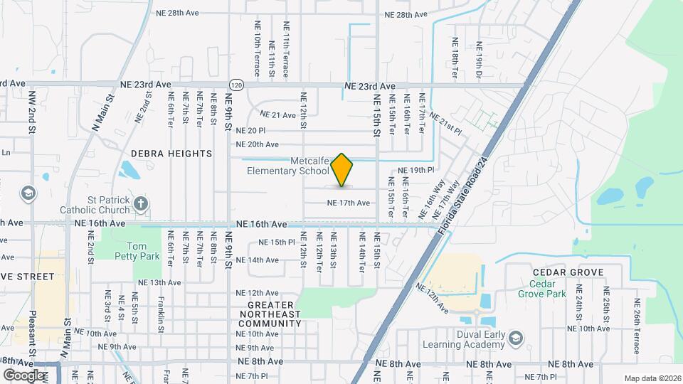 1311 NE 18th Ave Map and Location Details