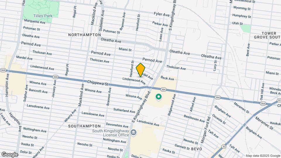 4947 Lindenwood Ave Mapa y Detalles de la Ubicación