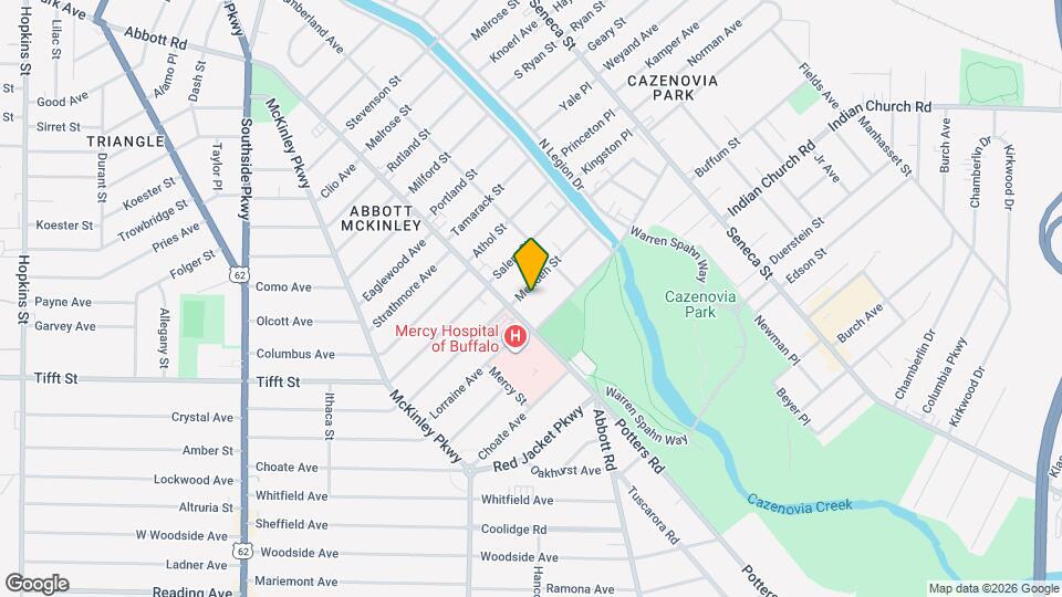 17 Meriden St, Unit Upper Flat Map and Location Details