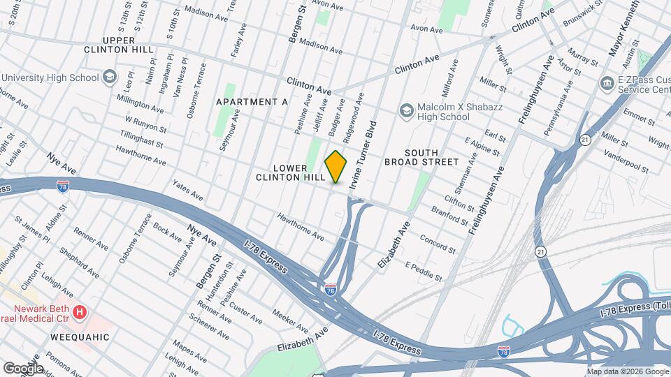 212 Ridgewood Ave, Unit First floor Map and Location Details