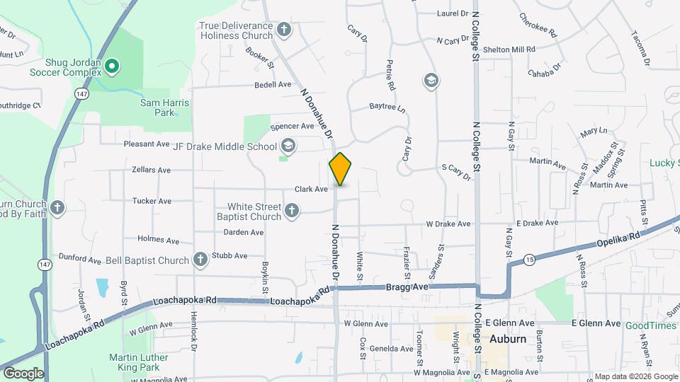 544 N Donahue Dr Map and Location Details