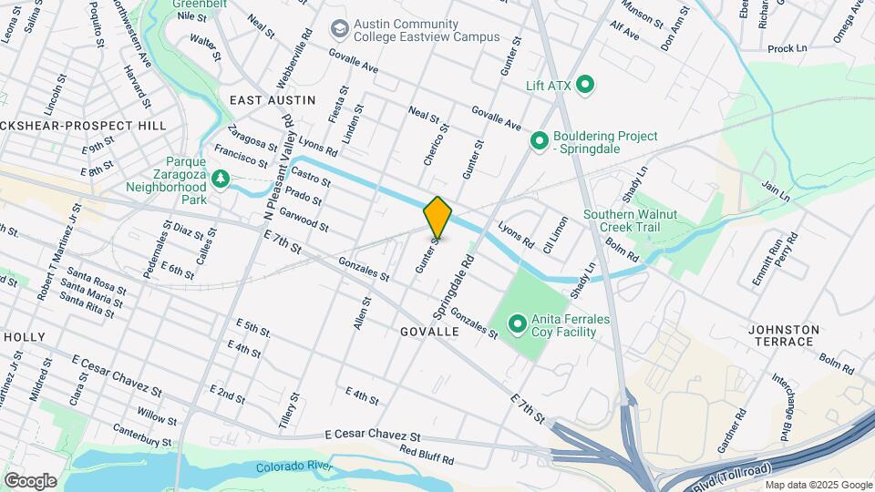 811 Gunter St Map and Location Details