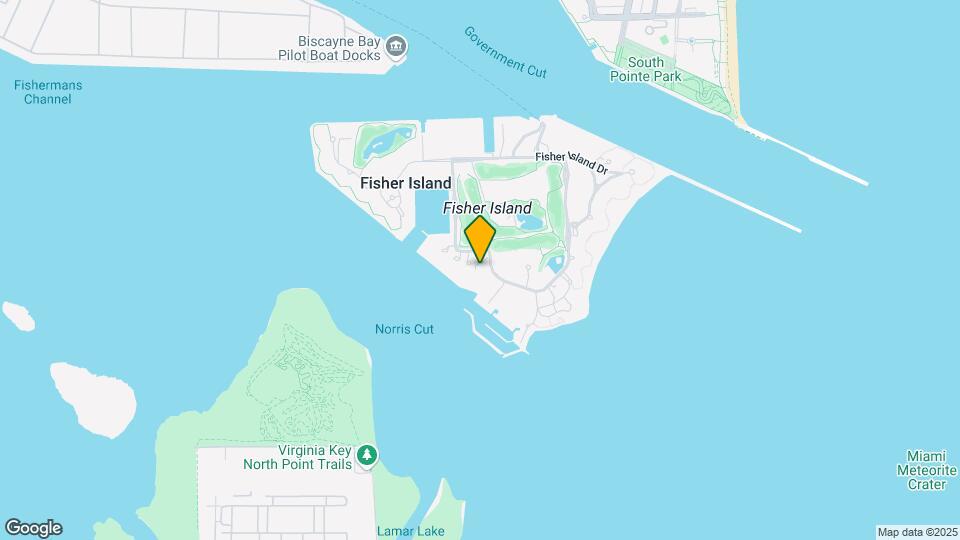 2134 Fisher Island Dr Mapa y Detalles de la Ubicación