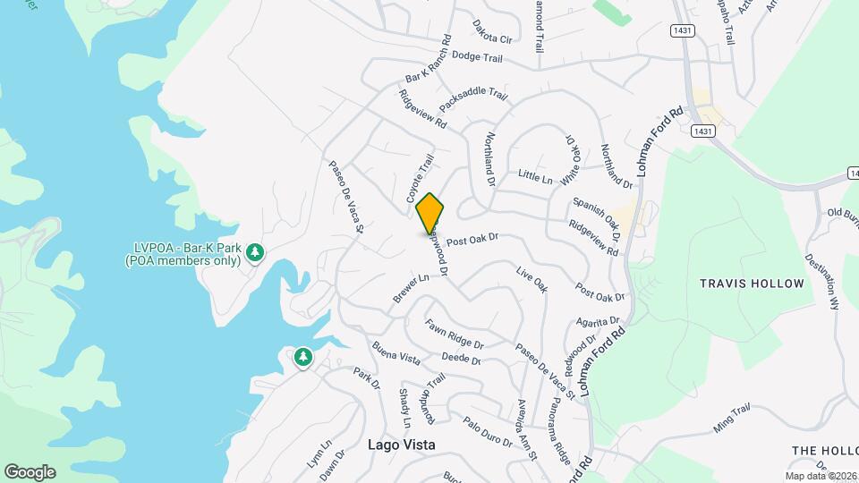 7002 Deepwood Dr Mapa y Detalles de la Ubicación