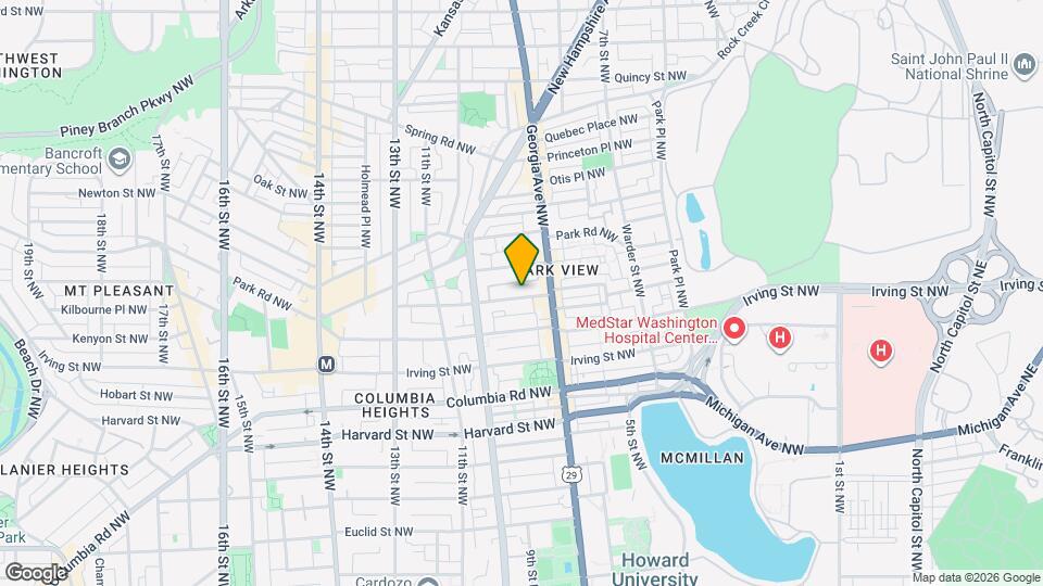 701 Lamont St NW Map and Location Details