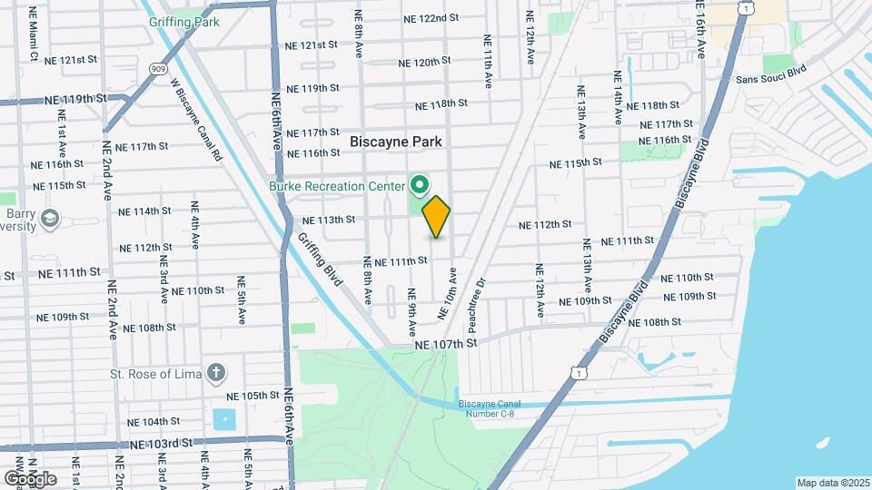 11121 NE 9th Ct Map and Location Details