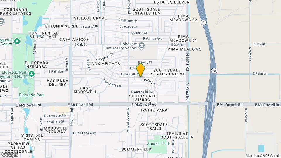 8440 E Palm Ln Map and Location Details