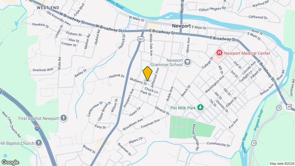 154 Mulberry St Map and Location Details