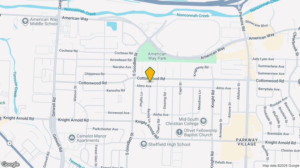 4330 Almo Ave, Unit G201 Map and Location Details