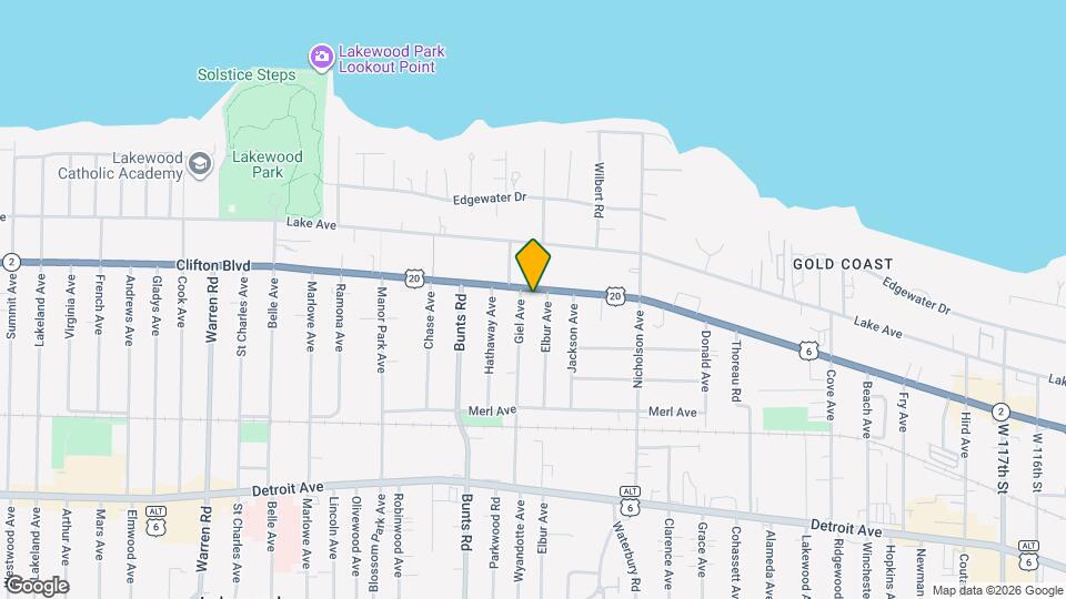 13513 Clifton Blvd Map and Location Details