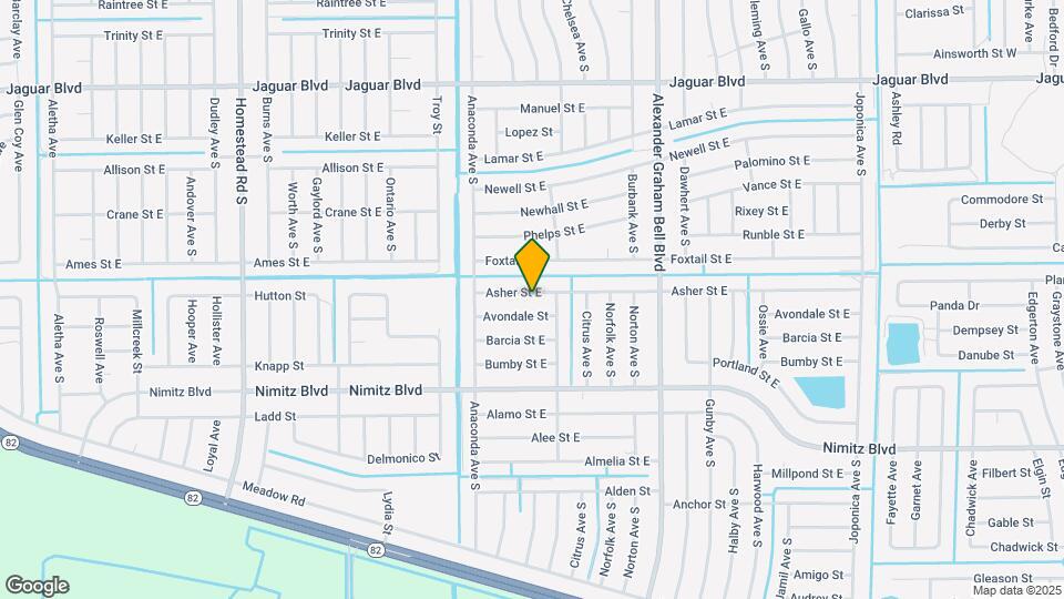 732 Asher St E Map and Location Details