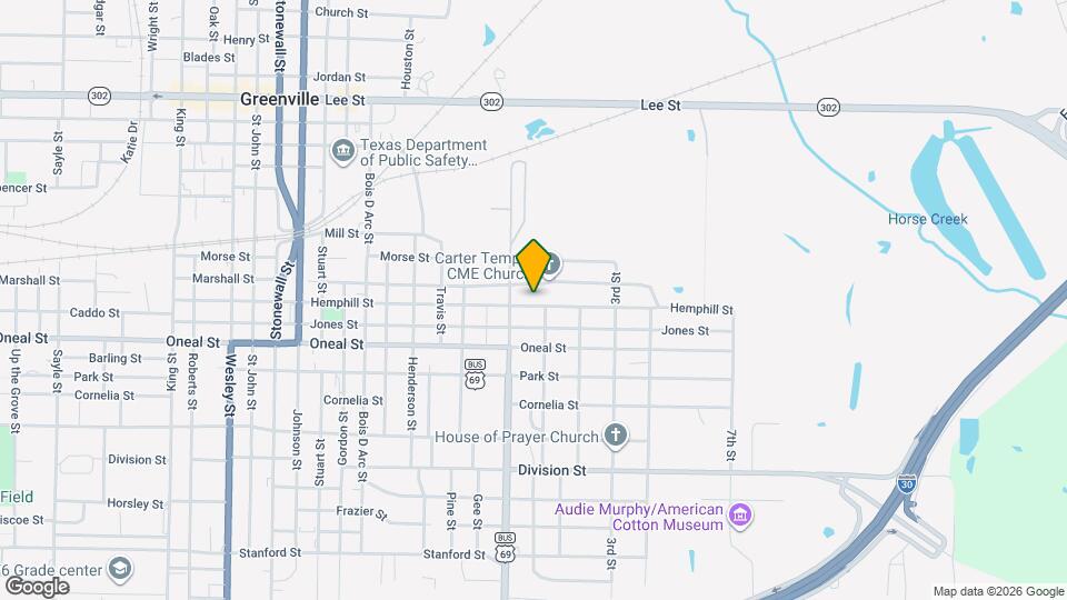 1412 Hemphill St Map and Location Details