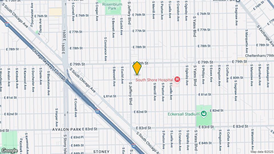 7952 S Chappel Ave Map and Location Details