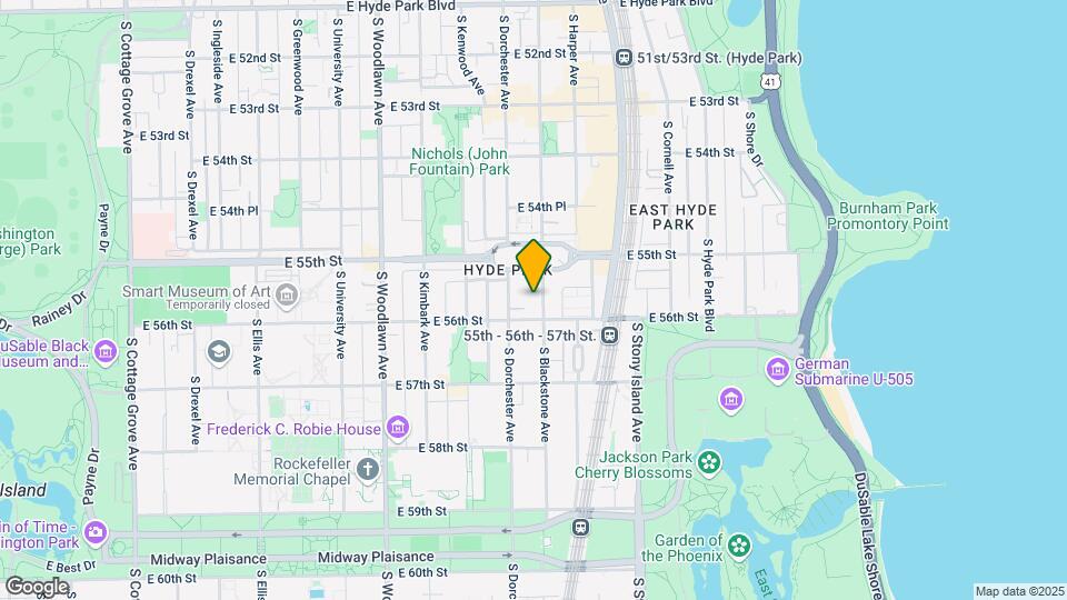 5540-5542 S Blackstone Ave Mapa y Detalles de la Ubicación