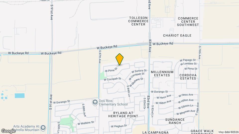 8523 W Papago St, Unit GG239 Map and Location Details