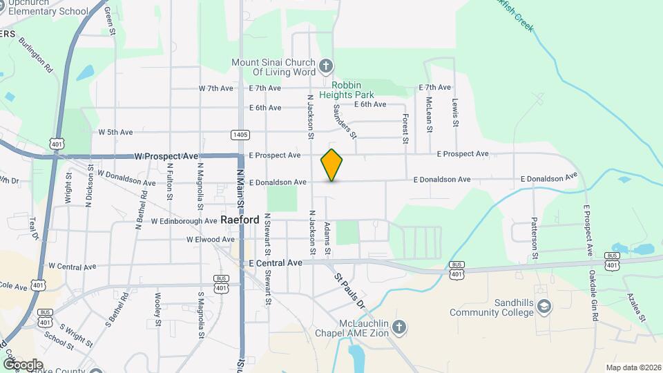 412 E Donaldson Ave Map and Location Details