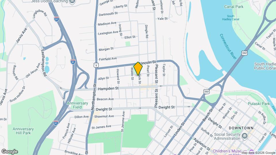 105 Nonotuck St Map and Location Details