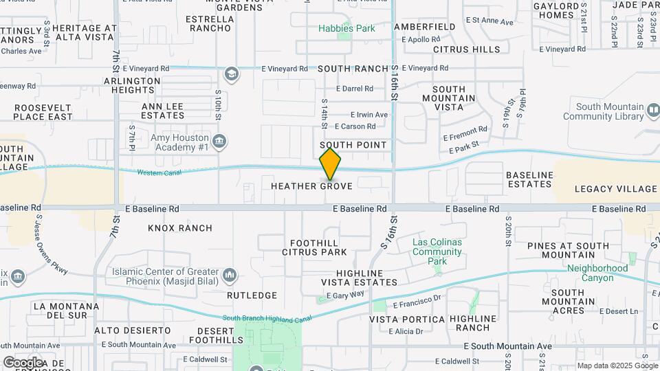 7503 S 14th St Map and Location Details